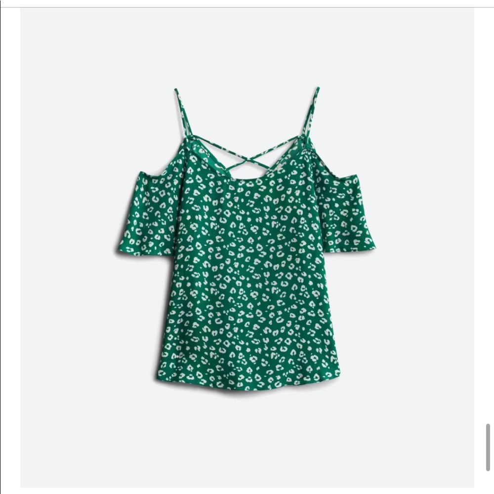 Animal print blouse